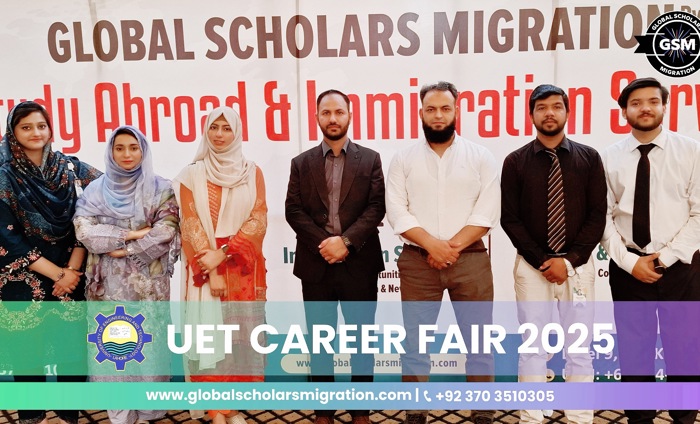 GSM at UET Lahore, Pakistan Career Fair 2025 - Global Scholars Migration